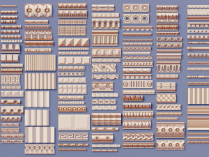 ebanisteria marelli mouldings 3D Model