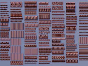 ebanisteria marelli mouldings 3D Model