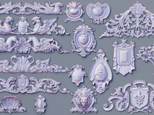 pearlworks centers 18 items 3Dモデル