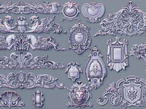 pearlworks centers 18 items 3Dモデル