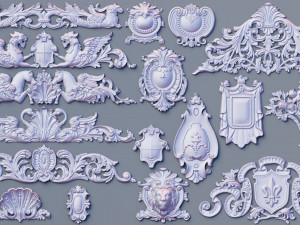 pearlworks centers 18 items 3Dモデル