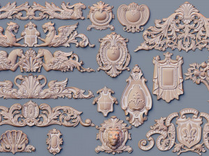 pearlworks centers 18 items 3Dモデル
