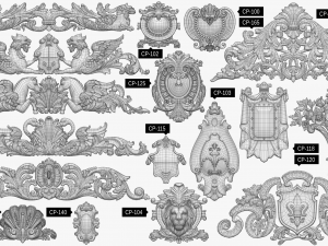 pearlworks centers 18 items 3Dモデル
