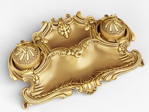 antique inkwell 3Dモデル