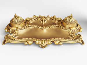 antique inkwell 3Dモデル