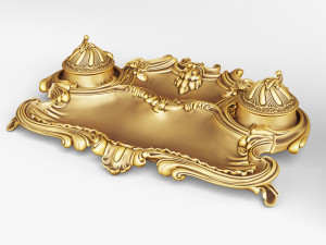 antique inkwell 3Dモデル