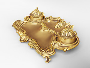 antique inkwell 3Dモデル