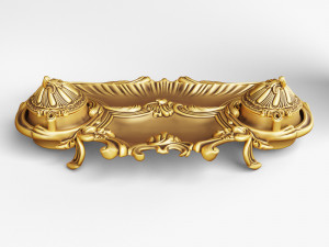 antique inkwell 3Dモデル