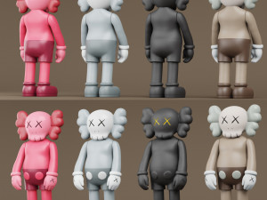 kaws flayed companion Modèle 3D