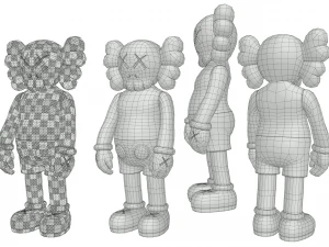 kaws flayed companion 3D Model