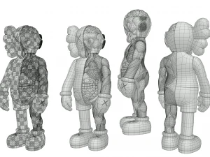 kaws flayed companion 3D Model
