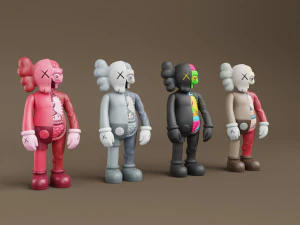 kaws flayed companion 3D Model