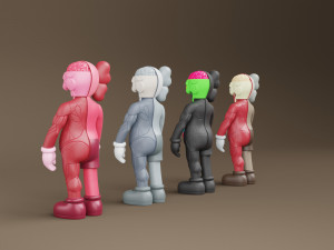 kaws flayed companion Modèle 3D
