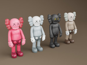 kaws flayed companion Modèle 3D