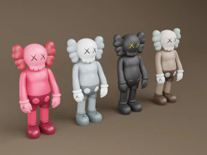 kaws flayed companion 3D Model