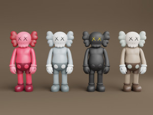 kaws flayed companion Modèle 3D