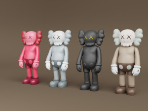 kaws flayed companion Modèle 3D
