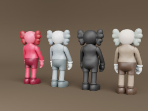 kaws flayed companion Modèle 3D