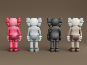 kaws flayed companion Modèle 3D