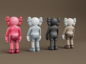 kaws flayed companion Modèle 3D