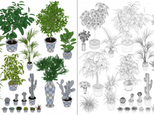 architectural debris plants 3Dモデル