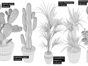 architectural debris plants 3Dモデル