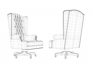 olf armchair Modèle 3D