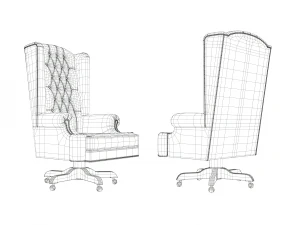 olf armchair 3D Model