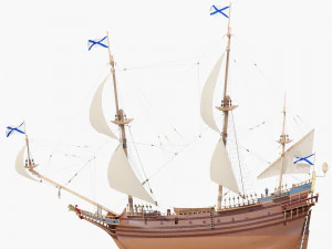 Fregata 1600 XVII Modello 3D