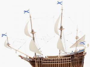 Fregata 1600 XVII Modello 3D