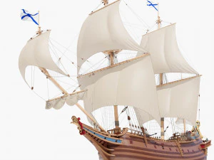 Fregata 1600 XVII Modello 3D