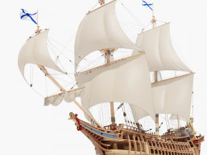Fregata 1600 XVII Modello 3D