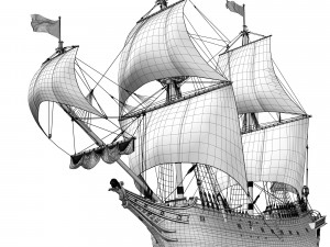 Frigate 1600 XVII 3D-Modell