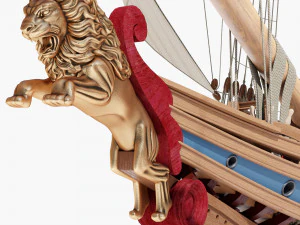 Fregata 1600 XVII Modello 3D