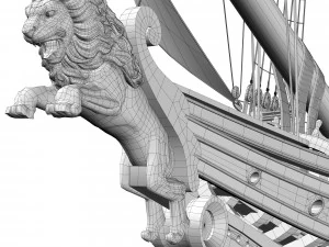 Fregata 1600 XVII Modello 3D