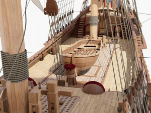 Fregata 1600 XVII Modello 3D