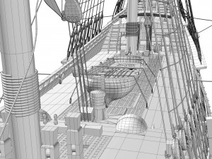 Frigate 1600 XVII 3D-Modell