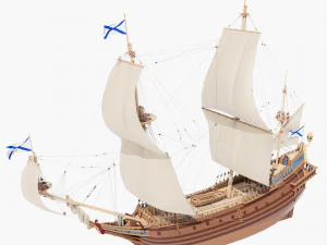 Fregata 1600 XVII Modello 3D