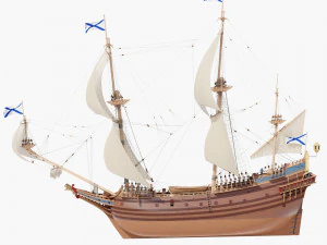 Fregata 1600 XVII Modello 3D