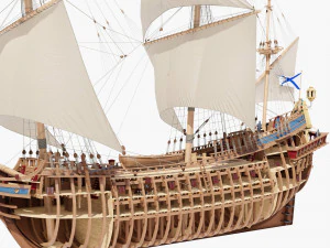 Fregata 1600 XVII Modello 3D