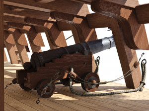 Frigate 1600 XVII 3D-Modell