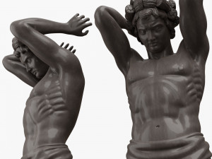 Atlant statue 3D 모델