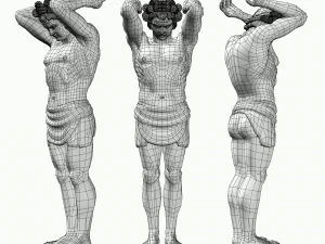 अटलांट प्रतिमा 3D मॉडल