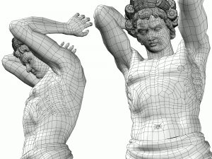 Atlant statue 3D 모델