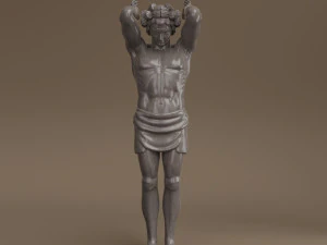 अटलांट प्रतिमा 3D मॉडल