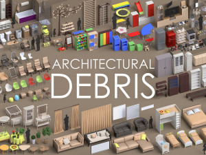 Architectural Debris 3D Model