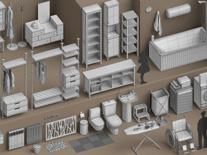 Architectural Debris 3D Model
