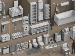 Architectural Debris 3D Model