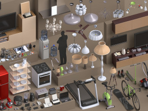 Architectural Debris 3D Model