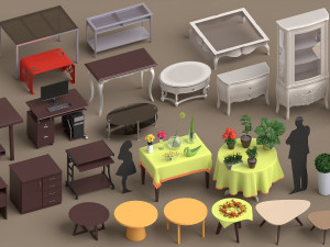 Architectural Debris 3D Model